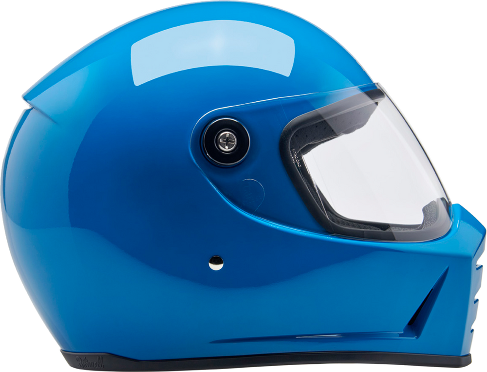 BILTWELL Lane Splitter Helmet - Gloss Tahoe Blue - Large 1004-129-504