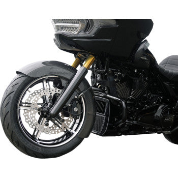 ARLEN NESS Wheel with Hub/Adapter - Factory 24 - Front - Black/Contrast Cut - 18x5.5 91-652