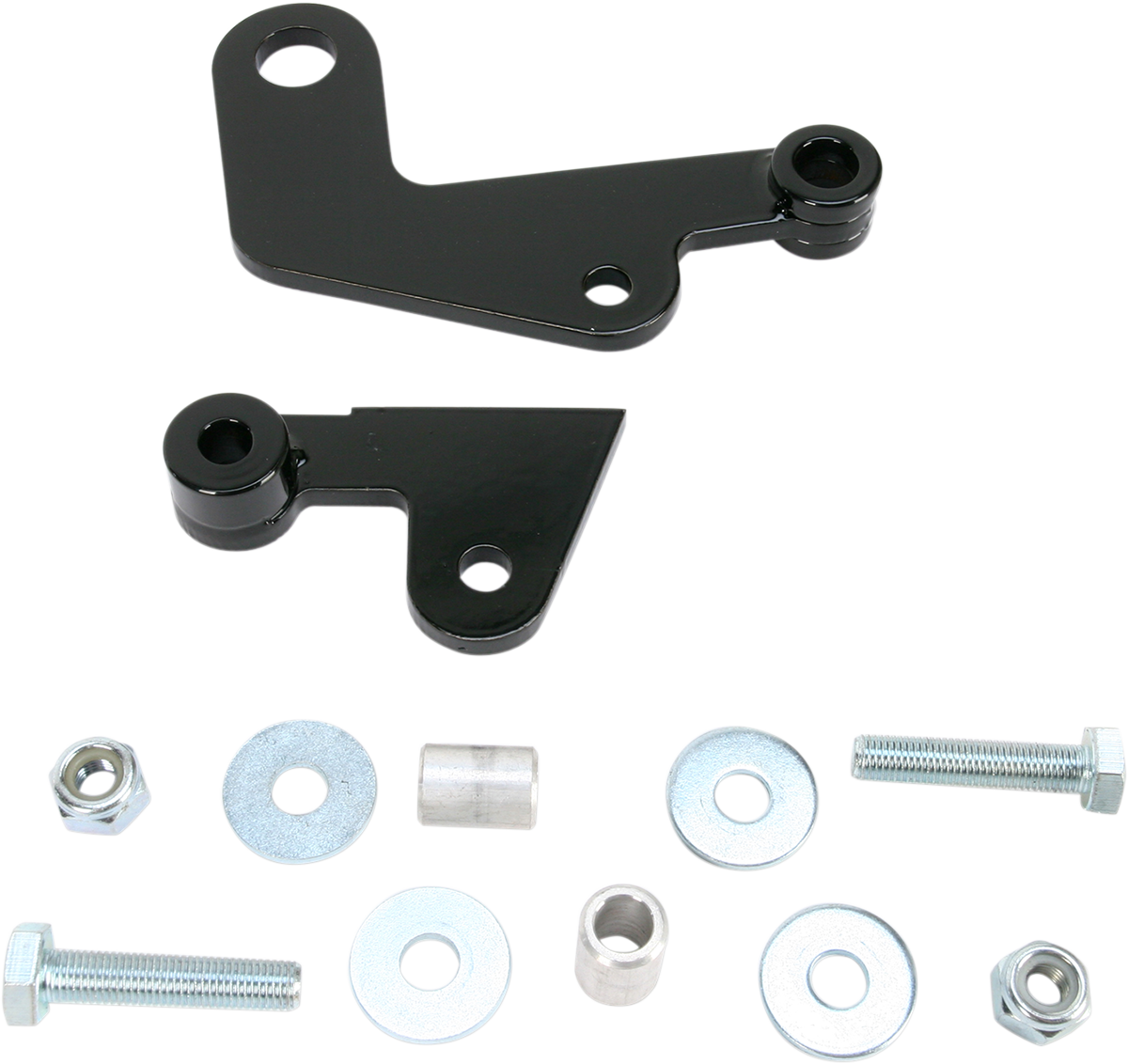 BARON Rear Shock Drop Bracket Lowering Kit - Black - Lowers 1.50" - '07-'09 VT750C2 BA-7500-66