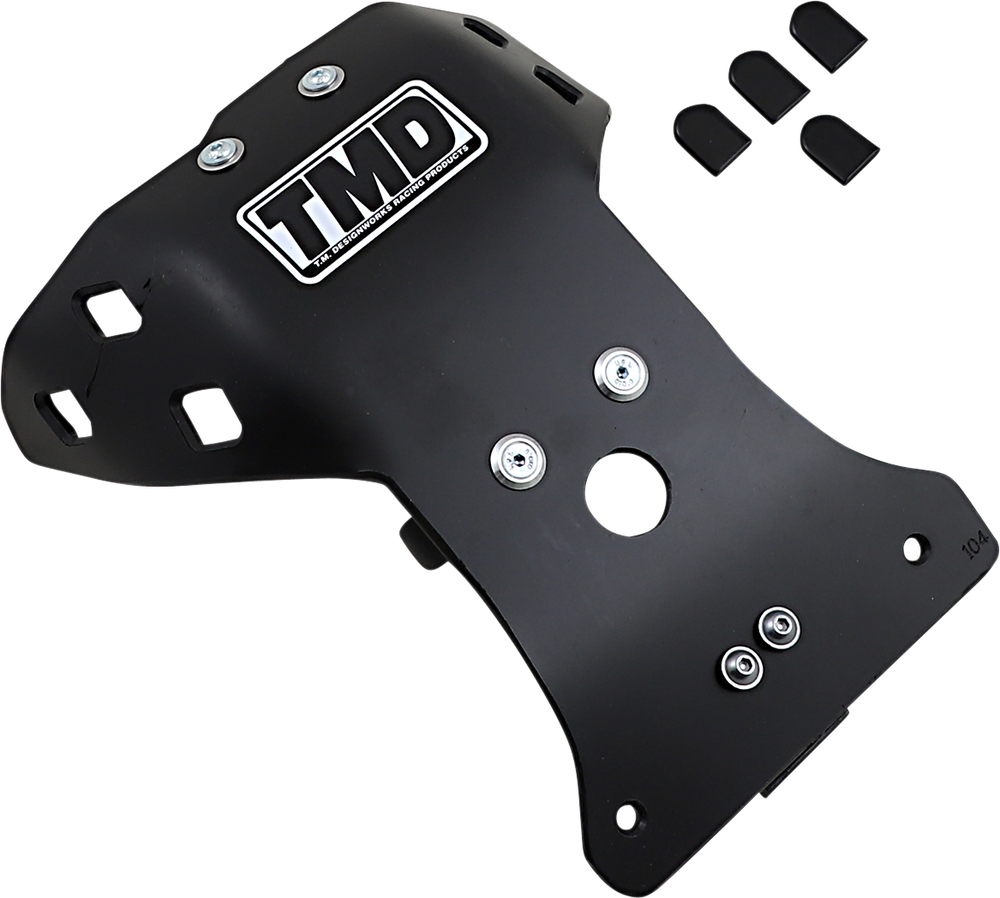 T.M. DESIGNWORKS Skid Plate - Black - SX 85/105 KTMC-085-BK