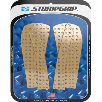 STOMPGRIP Traction Pad Tank Grips - Volcano - Clear - 890 Adventure/R 55-10-0206C