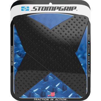STOMPGRIP Traction Pad Tank Grips - Volcano - Black - GSX-S 1000/GT 55-10-0188B