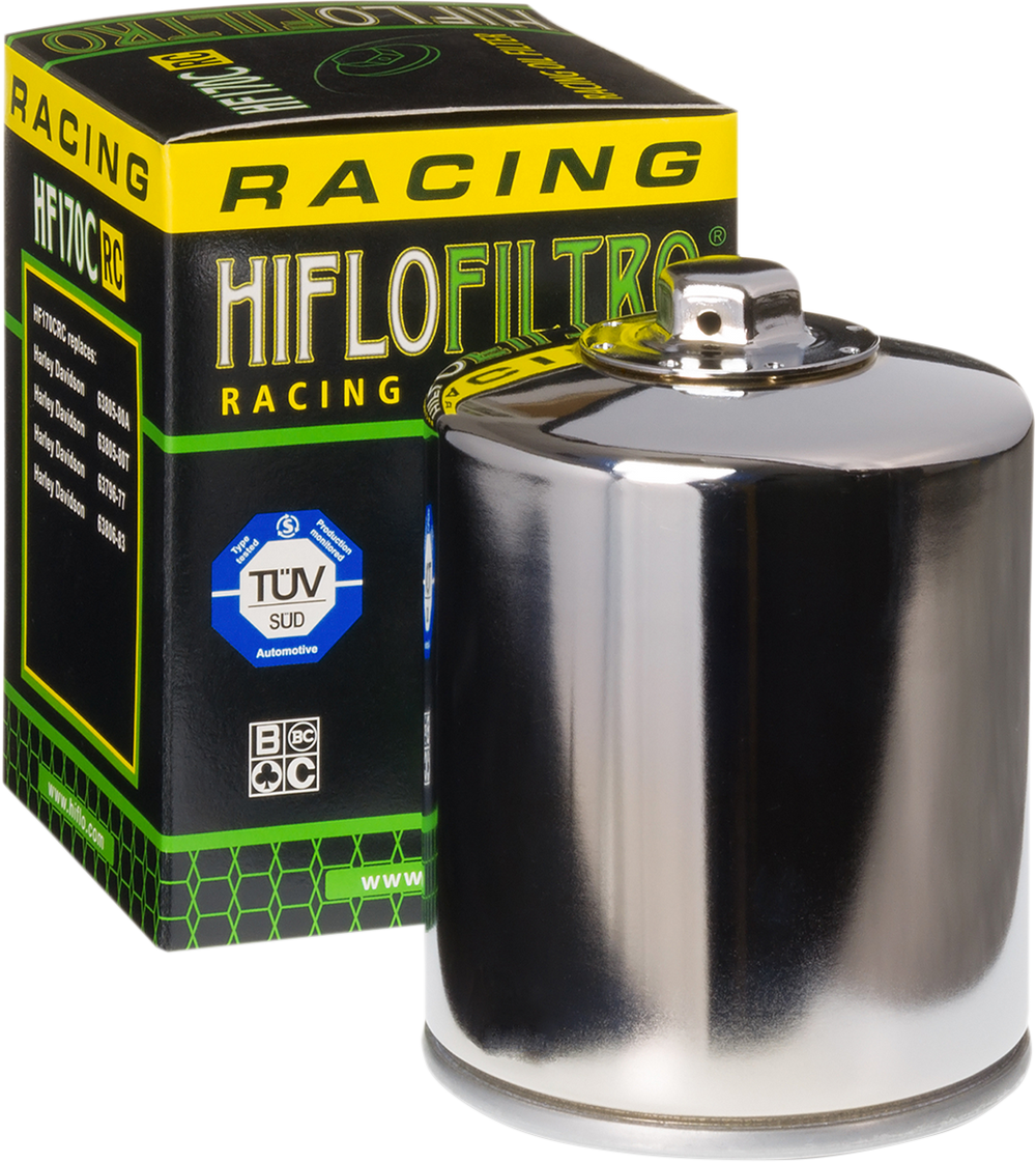 HIFLOFILTRO Performance Oil Filter - Chrome HF170CRC