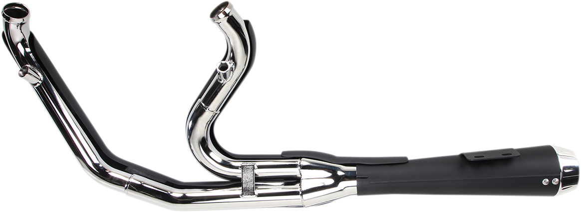 BASSANI XHAUST Road Rage Exhaust - Black - Short - '06-'17 Dyna FXD 13122J