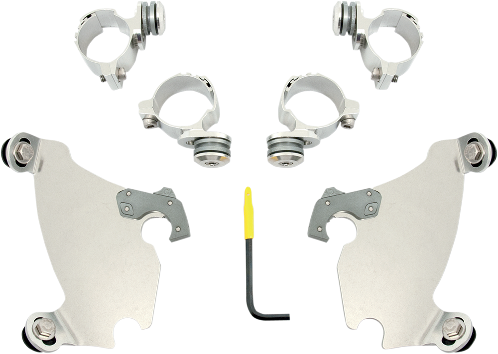 MEMPHIS SHADES Gauntlet Mounting Kit - Polished - XL MEK1981
