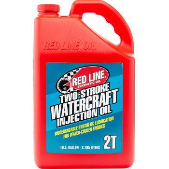 RED LINE SYNTHETIC OIL Two-Stroke Watercraft Injection Oil - 1 US gallon 40705