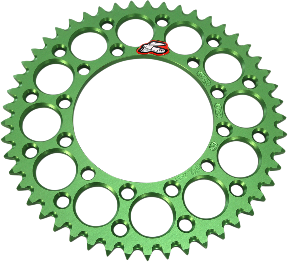 RENTHAL Sprocket - Kawasaki - Green - 49 Tooth 191U-420-49GEGN