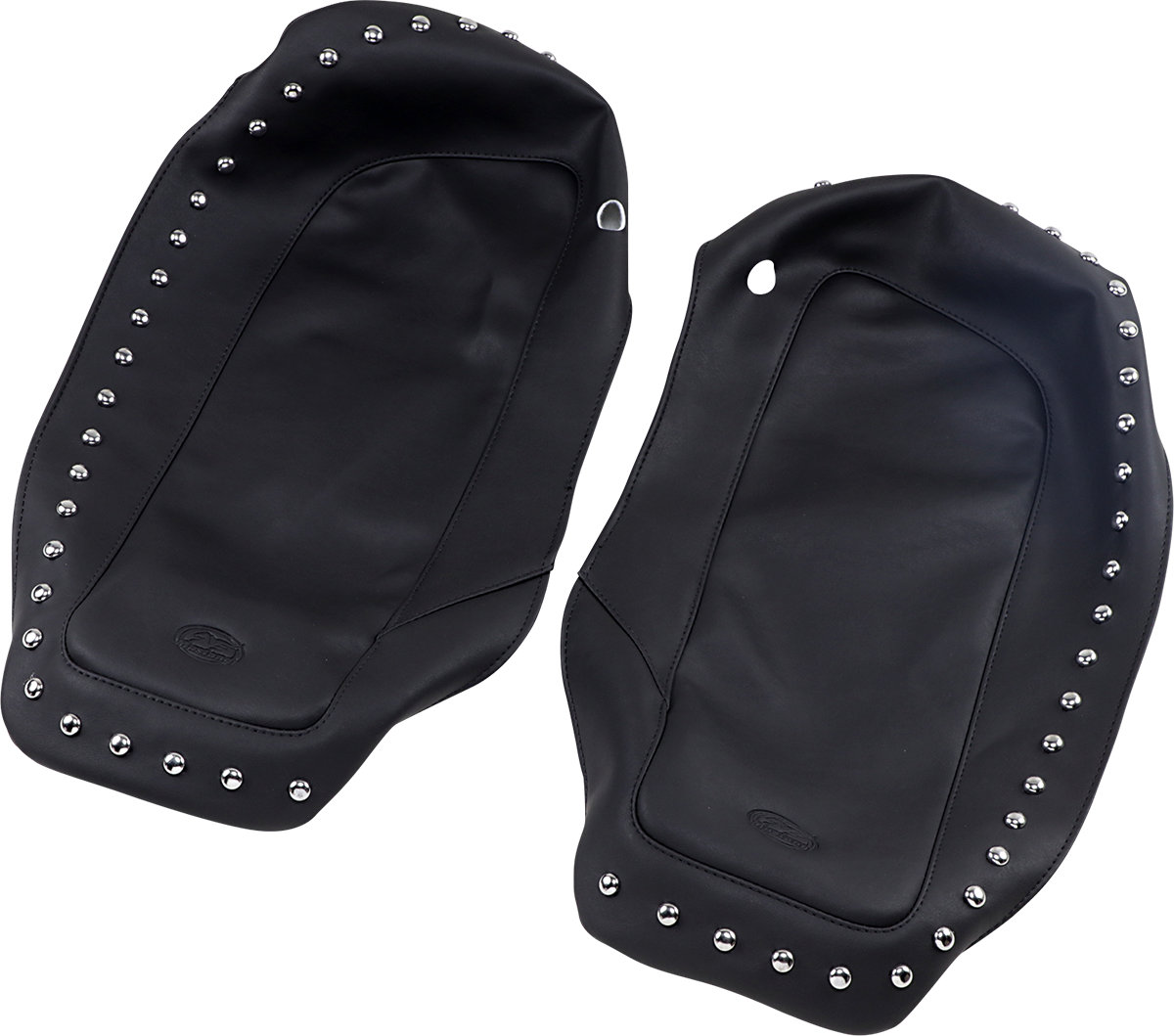 MUSTANG Saddlebag Lid Covers - Chrome Stud - '14-'19 FL 77623