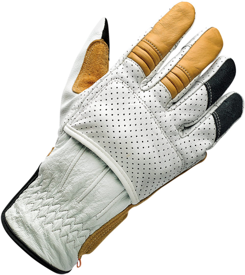 BILTWELL Borrego Gloves - Cement - Small 1506-0409-302