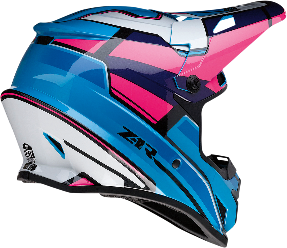 Z1R Rise Helmet - MC - Pink/Blue - Small 0110-7185