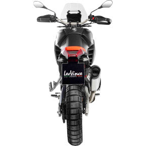 LEOVINCE - LV-14 Slip-On Muffler - Stainless Steel - Aprilia Tuareg 660 - 1811-4950
