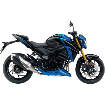 STOMPGRIP Traction Pad Tank Grips - Volcano - Black - GSX-S 750/Z 55-10-0151B