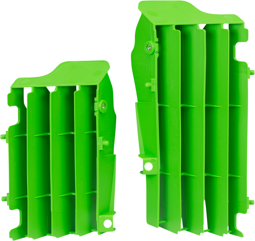 UFO Radiator Louvers - Green - KXF450 AC02471