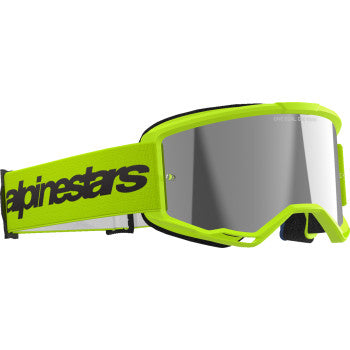 ALPINESTARS GOGGLES Goggle Vision 3 Wordmark Ylw Fluo/Mir Sil 5103225-5299