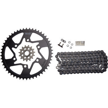 VORTEX Steel Chain Kit 520 - Black R6 2003-2010 CK6317