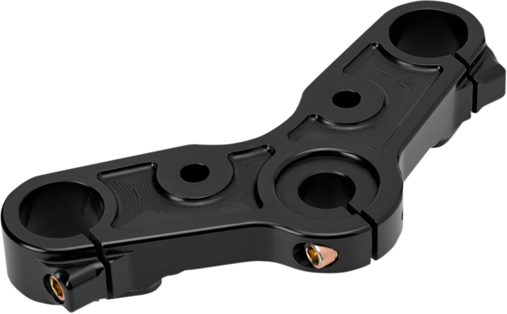 JOKER MACHINE Upper Triple Tree - Black Anodized - '10-'15 XL 1200X 10-333B