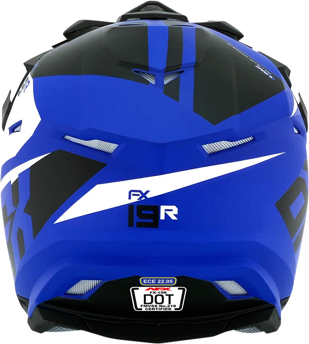 AFX FX-19R Helmet - Racing - Matte Blue - Medium 0110-7069