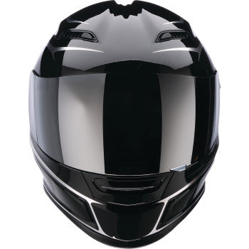 Z1R Jackal Helmet - Foil - Black/Silver - Medium 0101-18412