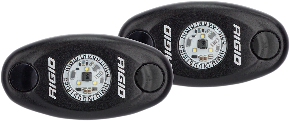 RIGID INDUSTRIES A-Series High Power Light - Black - Cool White - Pair 482093