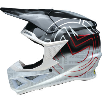 MOOSE RACING F.I. 2.0 Helmet - Deceit - MIPS® - Black/White/Red - 2XL 0110-7994