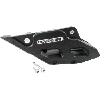 T.M. DESIGNWORKS Factory Edition Chain Guide With Replacement Wear Pad - Black - Gas Gas/Husqvarna/KTM RCG-KT5-BK