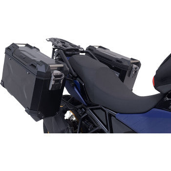 SW-MOTECH TRAX ADV Aluminum Case System - Black - Suzuki V-Strom 800 '23-'24 KFT.05.845.70000/B