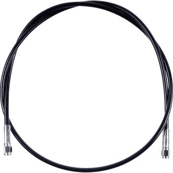 MAGNUM SHIELDING Universal XR Brake Line - 38" - Black w/ Chrome Fittings SBC0500-38