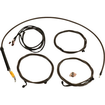 LA CHOPPERS Cable Kit - 12" - 14" Handlebars - Midnight Glide 2023-2024 LA-8059KT3-13M