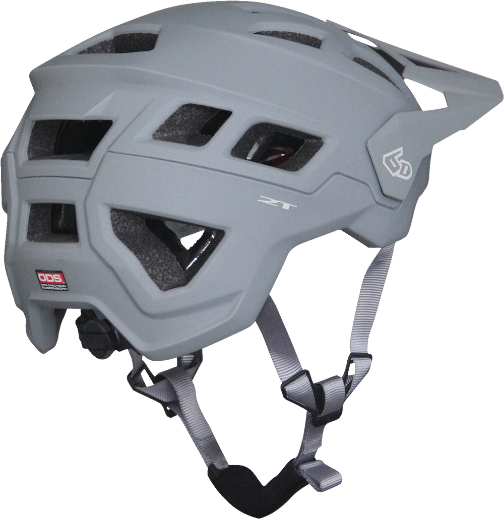 6D ATB-2T Helmet - Ascent - Gray Matte - XL/2XL 23-0088