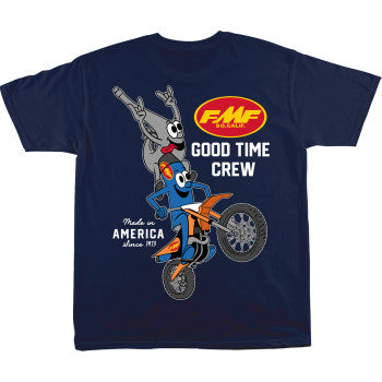 FMF Good Time Crew T-Shirt - Navy - Large SU25118902NVYLG