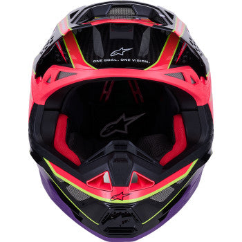 ALPINESTARS Supertech M10 Helmet - MIPS® - Era - Gloss Pink/Violet/Yellow Fluo - 2XL 8301223-3145-XXL