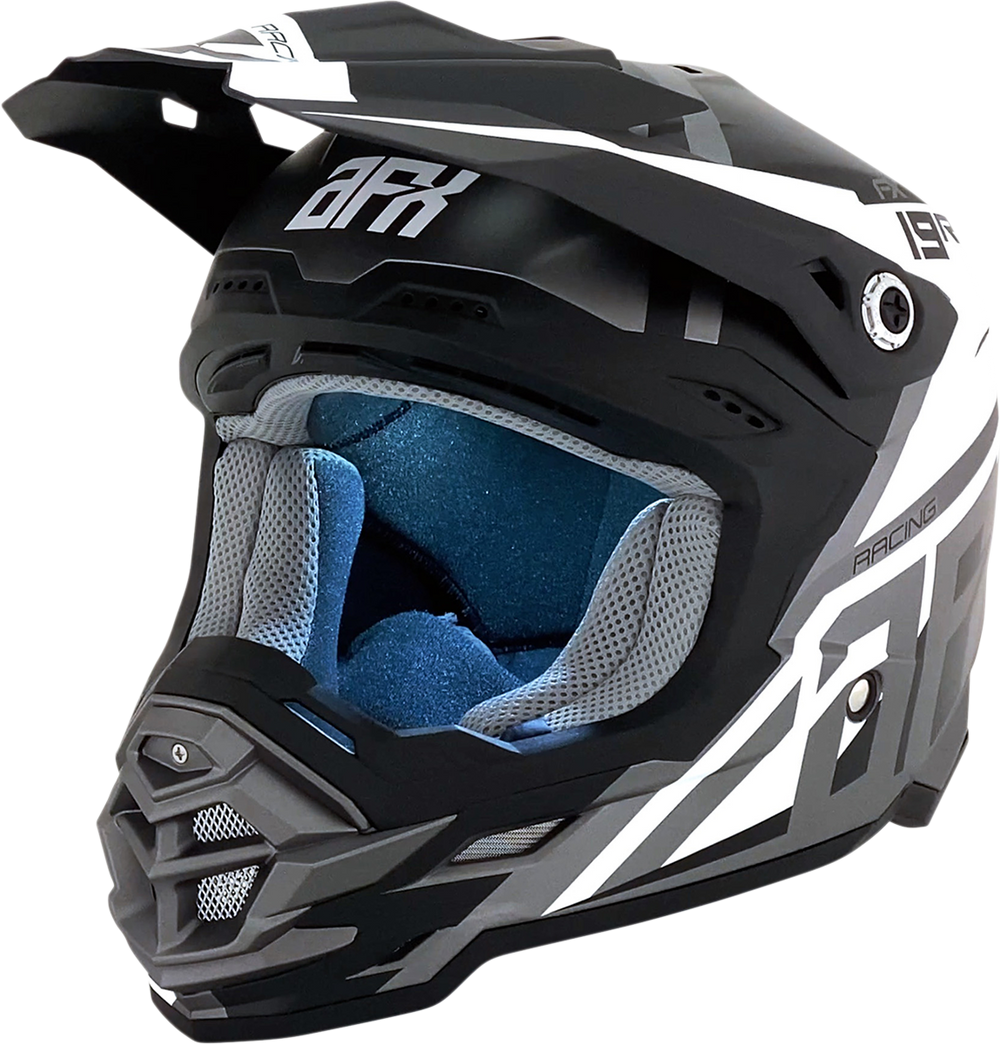 AFX FX-19R Helmet - Racing - Frost Gray - Small 0110-7073