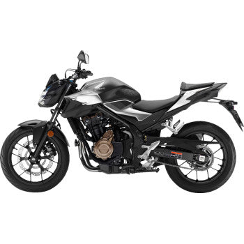 STOMPGRIP Traction Pad Tank Grips - Volcano - Black - CBR500R/F 55-10-0167B