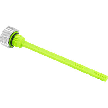 FIGURATI DESIGNS Magnetic Oil Dipstick - Knurled - Silver - Indian FD01-MAGDSTS-KN-SS