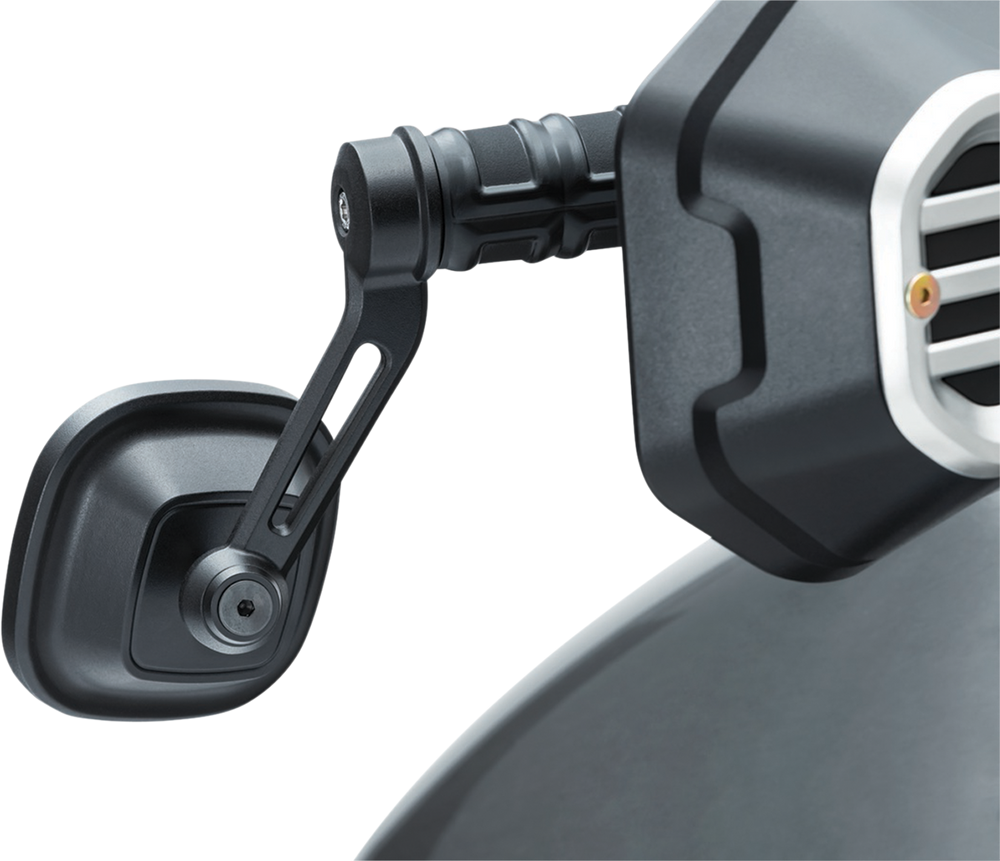 KURYAKYN Mirror - Dillinger - Side View - Square - Black 6617