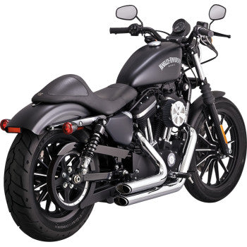 VANCE & HINES Shortshots Staggered Exhaust System - Chrome 18319