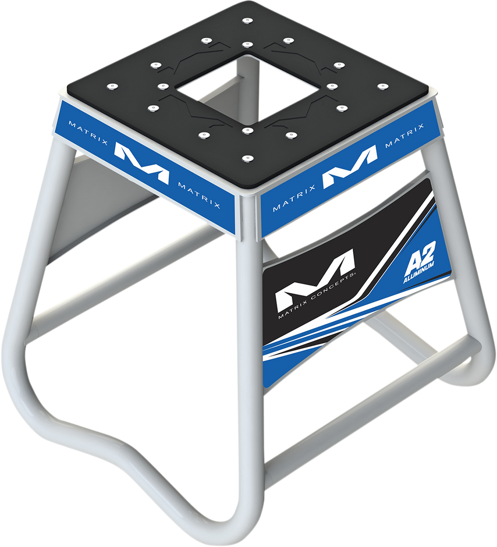 MATRIX CONCEPTS,LLC A2 Stand - Aluminum - Blue/White A2 103