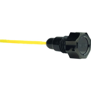 FIGURATI DESIGNS Oil Dipstick - Smooth - Black - Twin Cam Touring/Trike FD01-MAGDSTC-SM-BLK