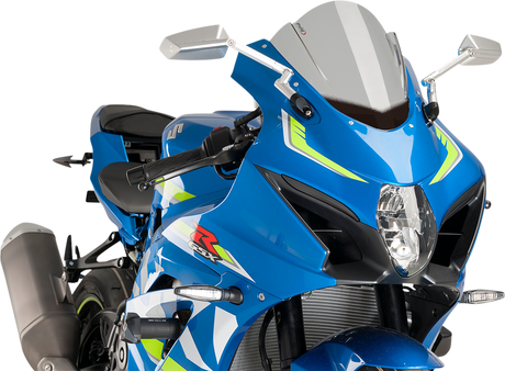 PUIG HI-TECH PARTS Race Windscreen - Smoke - Suzuki 9013H
