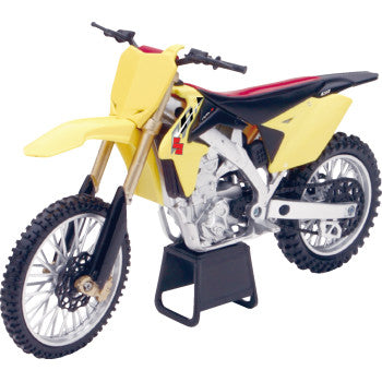 New Ray Toys Suzuki RM-Z 450 Dirt Bike - 1:12 Scale - Yellow/Black 57643