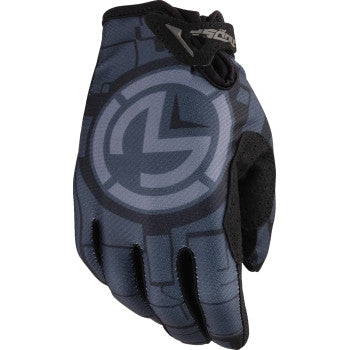 MOOSE RACING Youth SX1™ Gloves - Black/Gray - Small 3332-1878