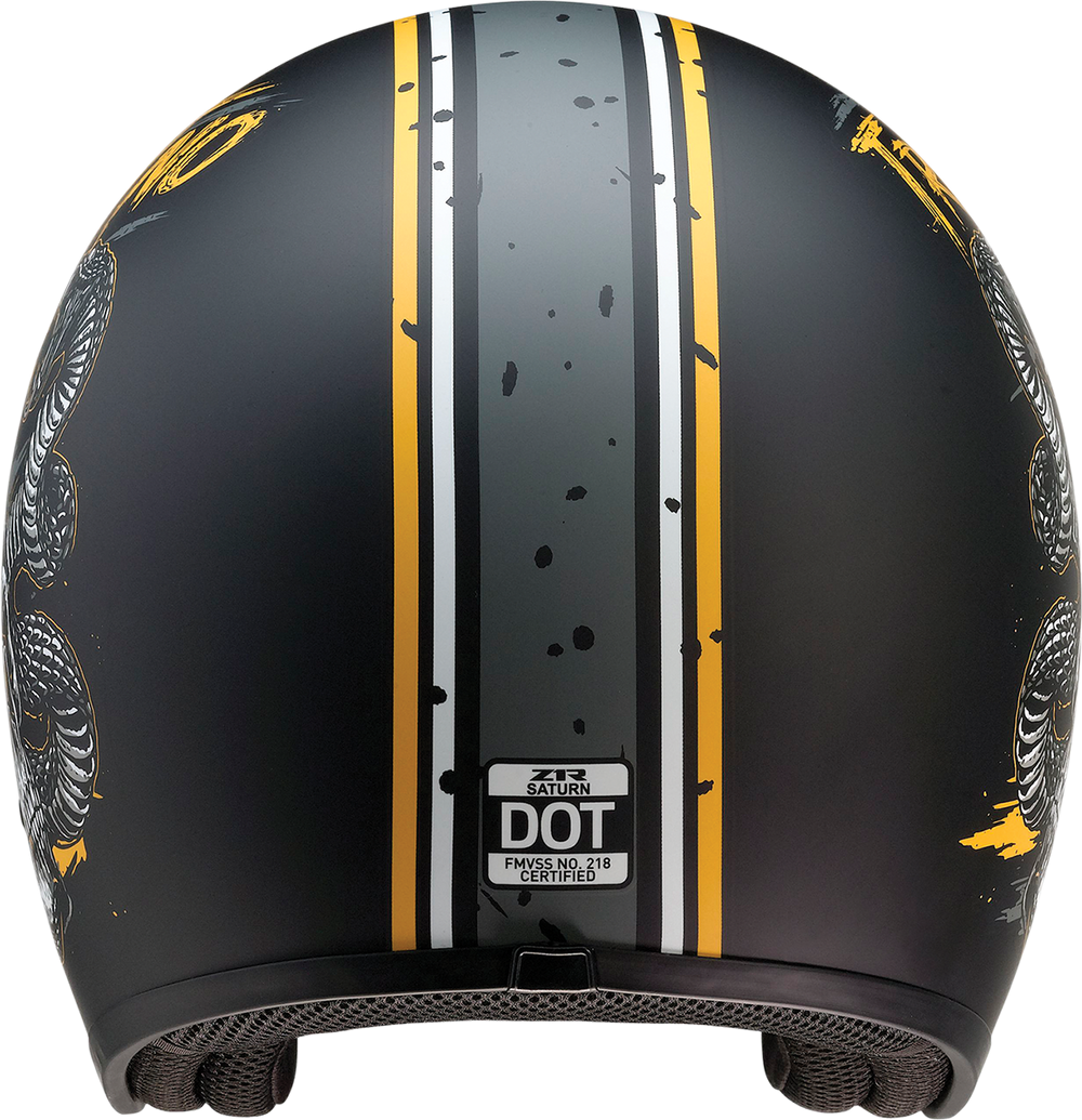 Z1R Saturn Helmet - Trust No One - Black/Yellow - XS 0104-2852