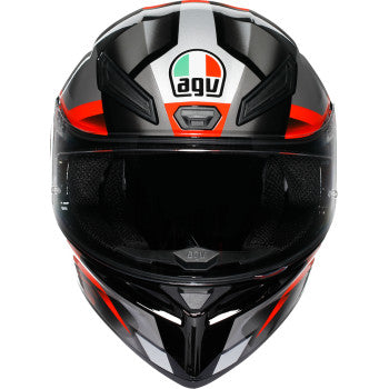 AGV K1 S Helmet - Fastlap - Black/Gray/Red - Large 2118394018064L