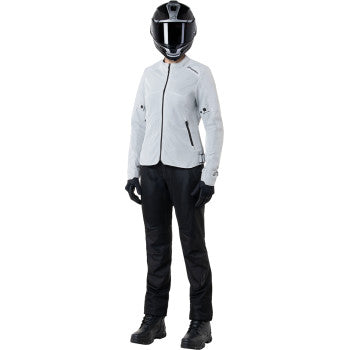 ALPINESTARS Stella C-1 Air Jacket - Silver - Medium 3310425-19-M