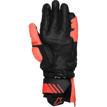 ALPINESTARS GP Plus R V3 Leather Gloves - Bright Red/Fluo Red/Black - Medium 3550825-3097-M
