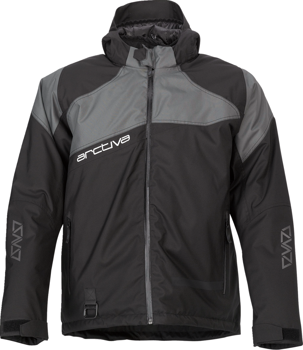 ARCTIVA Pivot 5 Hooded Jacket - Black/Gray - Large 3120-2056