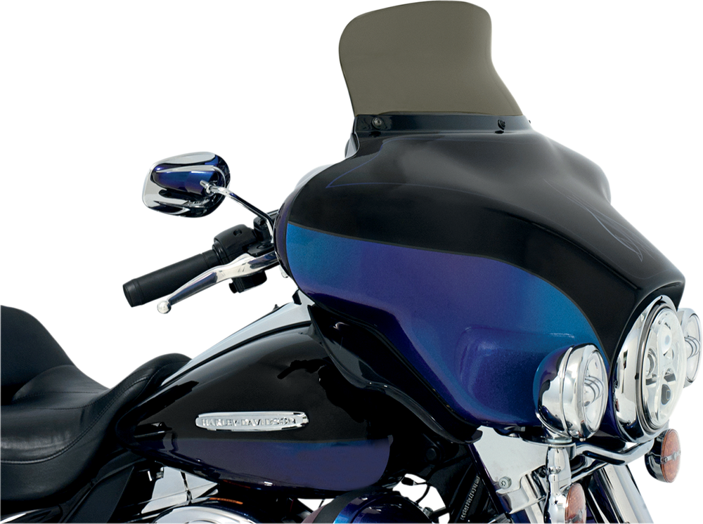 MEMPHIS SHADES Spoiler Windshield - 6-1/2" - Smoke - FLH MEP8581