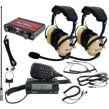 NAVATLAS Intercom/Radio and Headset Kit - 2-Seat - Beige NI2ROHBE2