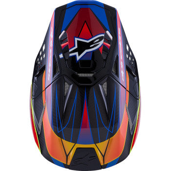 ALPINESTARS Supertech M10 Helmet - MIPS® - Era - Gloss Blue/Red/Yellow Fluo - XL 8301223-7356-XL