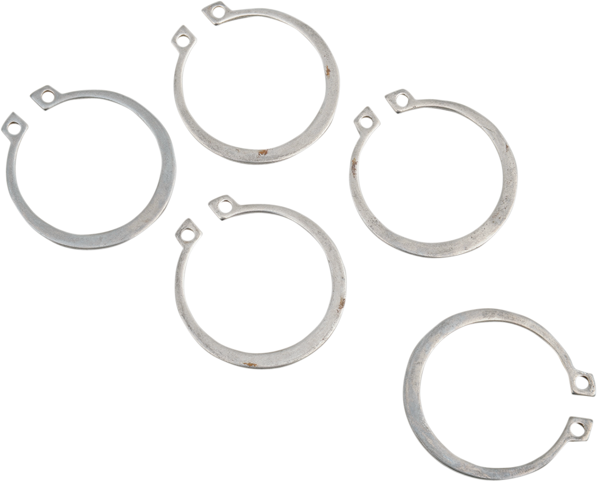 EASTERN MOTORCYCLE PARTS Retaining Rings - Clutch Bearing A-37904-90 5 Pack